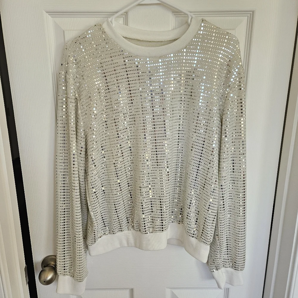 Sparkly Disco Ball Longsleeve Top - Picture 1 of 6